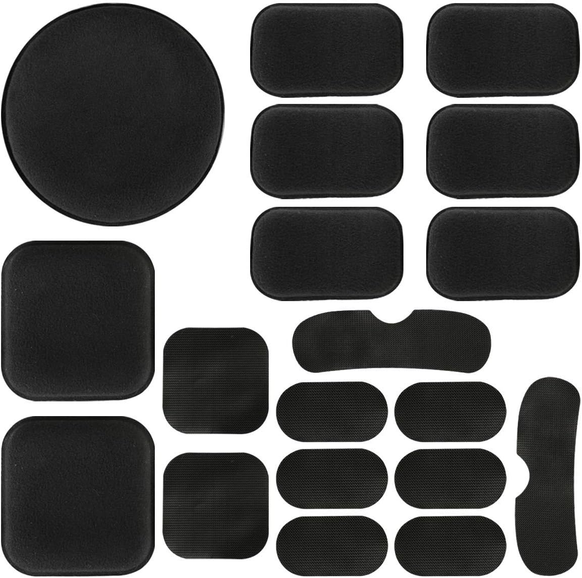 Aoutacc Universal Airsoft Helmet Pads, Helmet Replacement Foam Padding Kits Set Accessories Mats for Fast/Mich/ACH/USMC/PASGT Helmet (EVA Foam, Black) : Sports & Outdoors