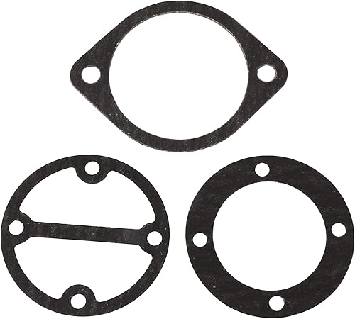 BQLZR Cojines negros del lacre de la junta de la placa de la válvula de la culata cabidos para el compresor de aire