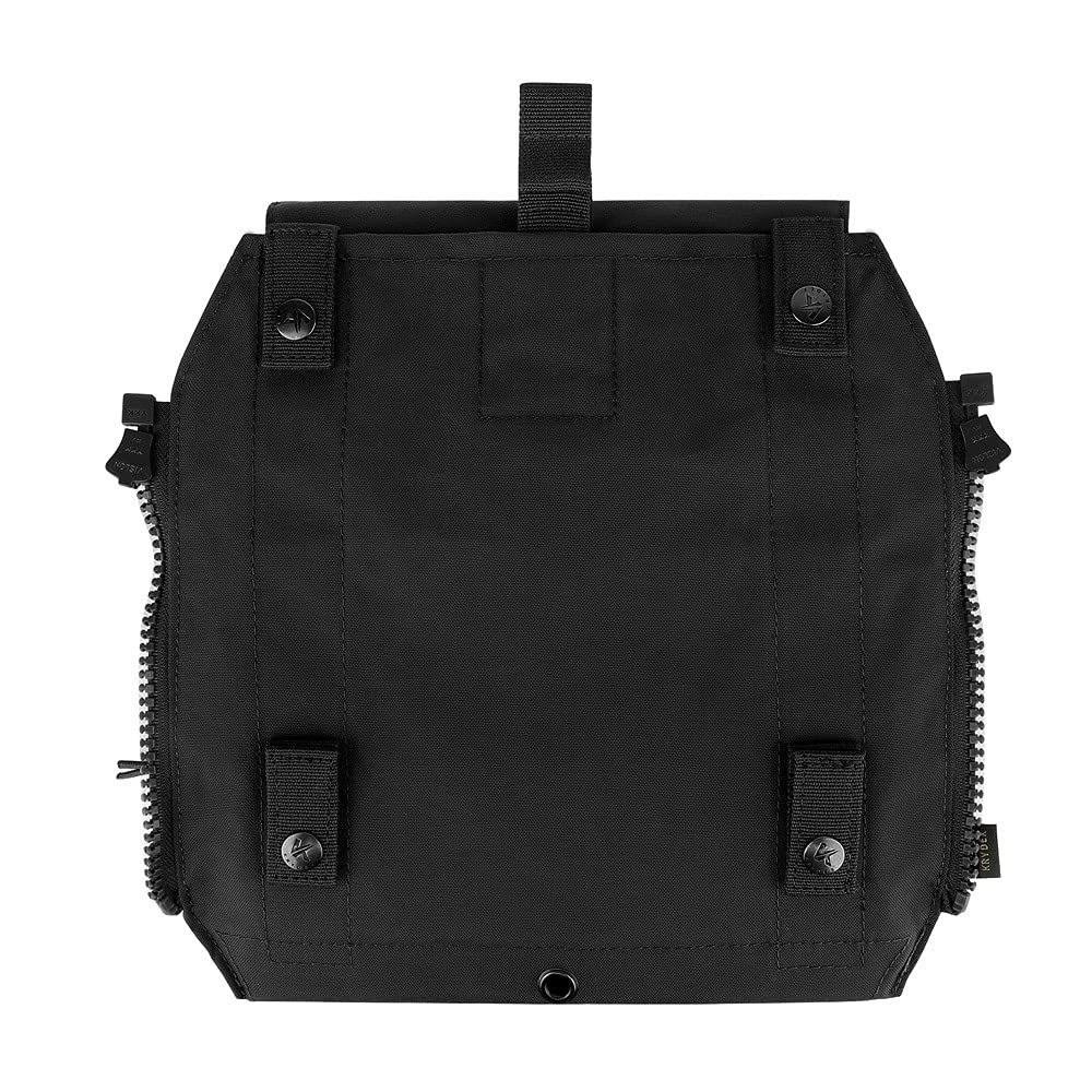 Amazon.com : KRYDEX Tactical Pouch Zip-On Panel for Vest (BK
