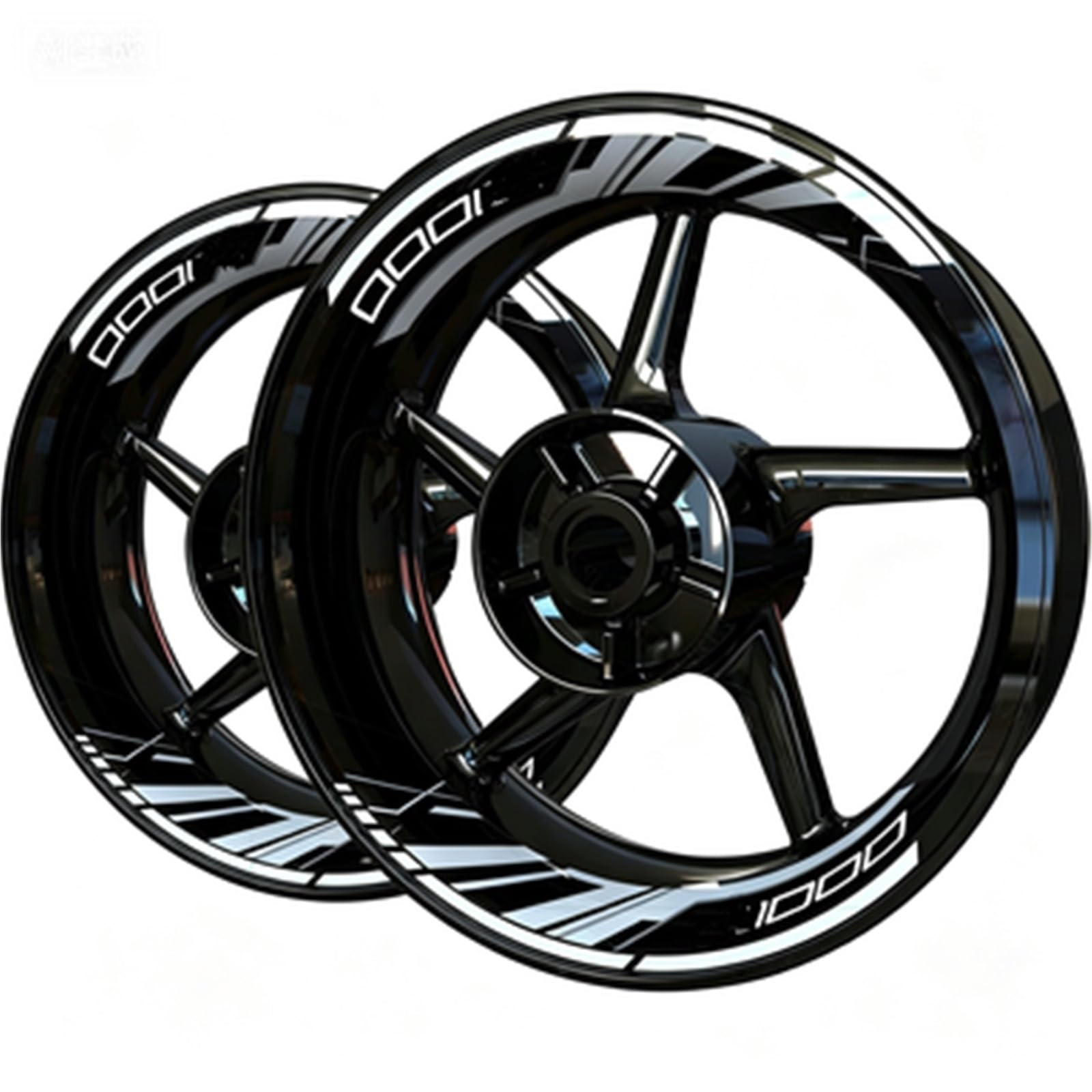 Motorcycle Reflective Wheel Rim Stripe Decal for Kawasaki for Z1000