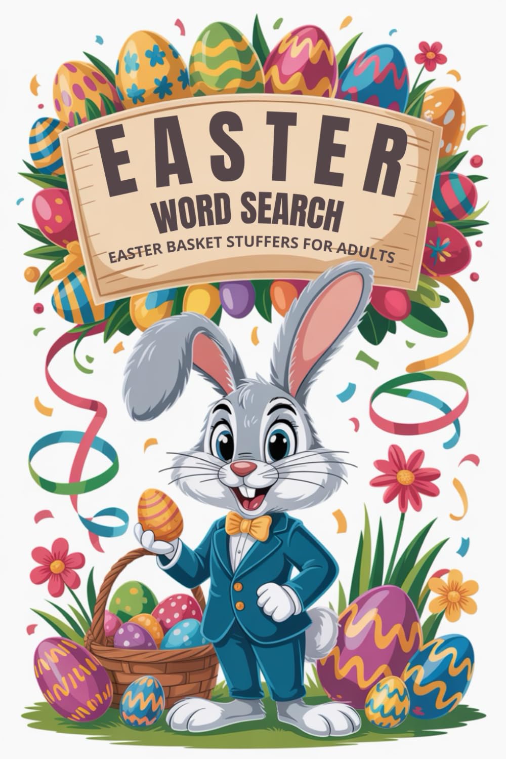 Easter Basket Stuffers for Adults: Word Search: A Fun Activity Book with 100 Puzzles and Answers