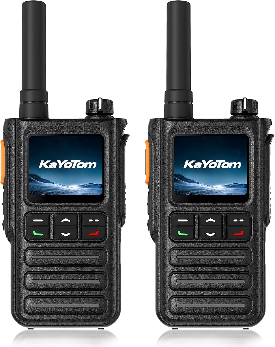 Lifetime Free Rapid GPS Unlimited Range Global Walkie Talkies – Long Range Two Way Radio, IP65 Waterproof, AI Noise Cancellation for Nationwide Outdoor, Logistics, Road Trips & Family (2-Pack)