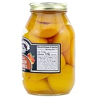 Vista 2 de Amish Wedding Mitades de melocotón en escabeche natural a la antigua, 32 onzas