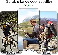 Vista 4 de Medsuo 2 pares de mangas de brazo para hombres y mujeres, mangas de protección solar, cubierta de tatuaje, mangas deportivas de compresión