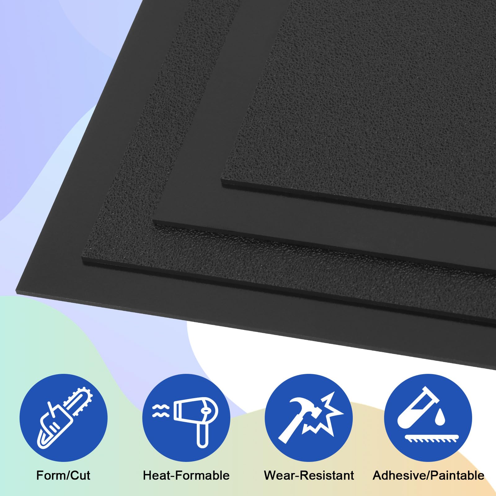 Black ABS Plastic Sheets - Upgrade Your Projects -6