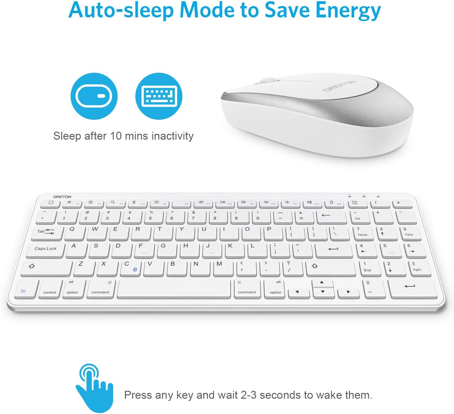 OMOTON Keyboard and Mouse for iPad