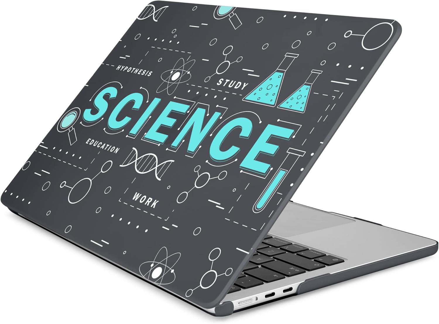 Batianda Case for 15-inch New MacBook Air 2025 M4 2024 M3 2023 M2 Chip Model A3241/A3114/A2941, Unique Designed Protective Plastic Hardshell -Durable Scratch-Resistant, Science