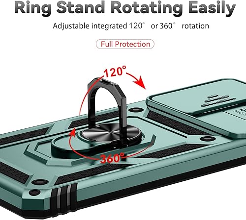 Miniatura 3 de Funda para Samsung Galaxy A53 5G integrada, cubierta deslizante para el lente de la cámara y protector de pantalla, resistente a prueba de golpes,