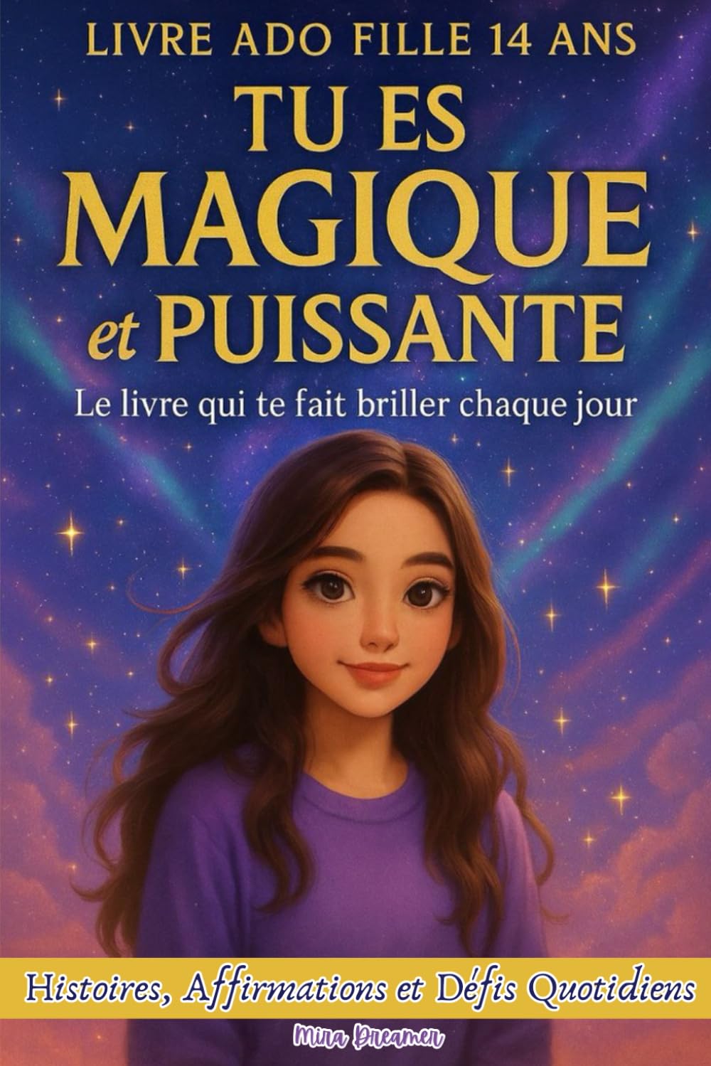 Livre Ado Fille 14 ans, TU ES MAGIQUE et PUISSANTE, Le Livre Qui te Fait Briller Chaque jour: 30 Histoires Inspirantes, Questions pour te Découvrir, Affirmations et Défis du Quotidien