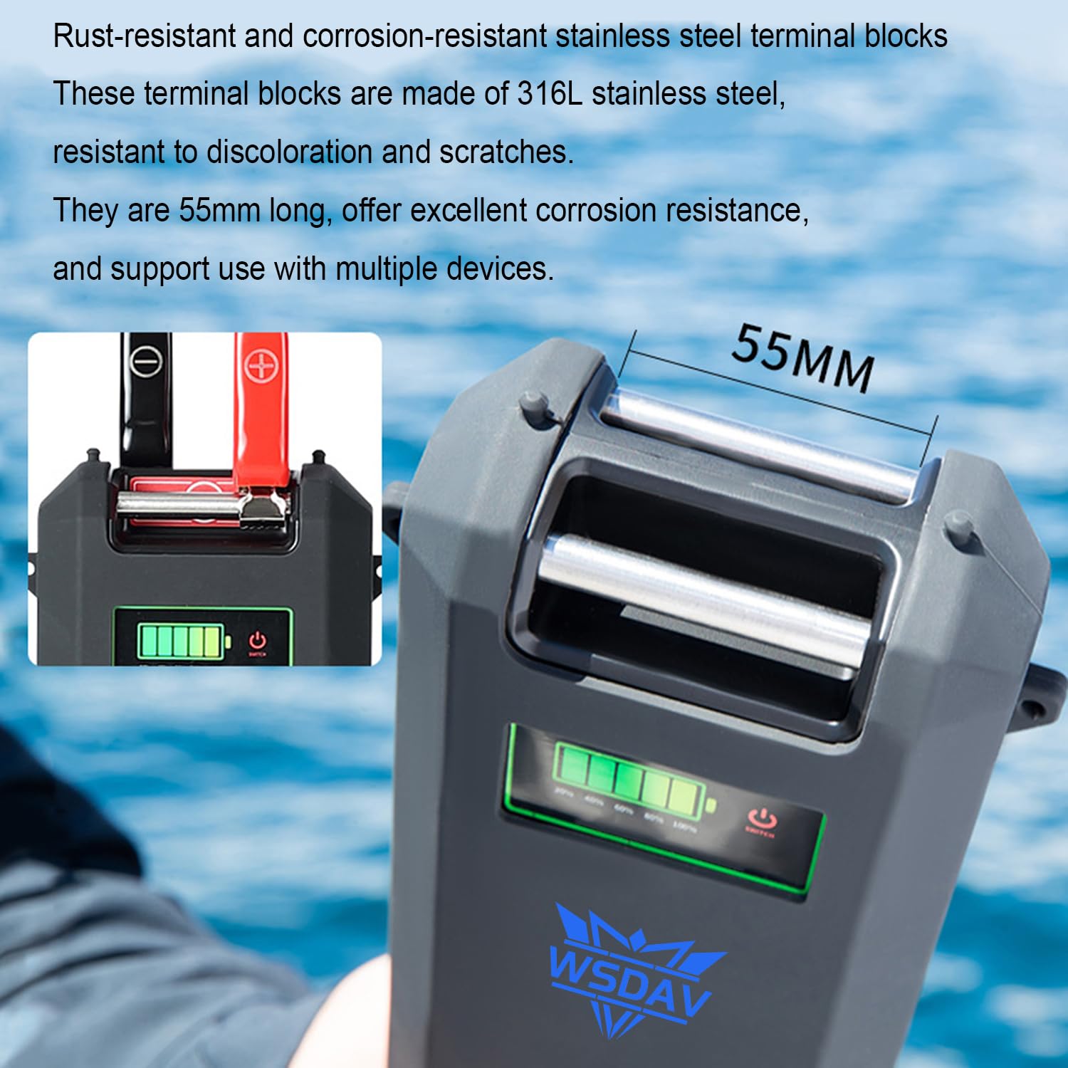 Batería para Carrete de Pesca eléctrico de 14,4 V y 6800 mAh, y de 14,8 V y 7500 mAh a 20000 mAh para carretes de Pesca eléctricos y de mar, con Cargador.,14.8v 20000mah