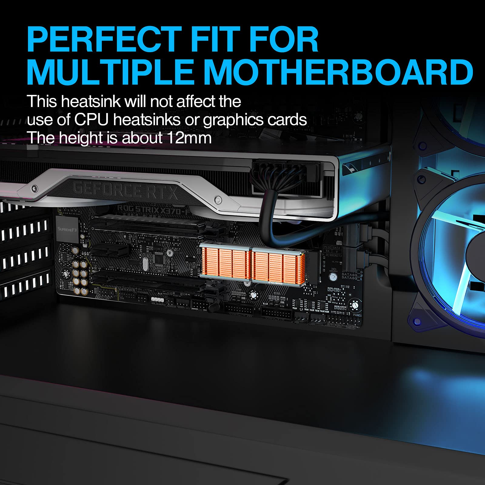 JEYI Copper M.2 HeatSink, Pas...B09C6HCVLT