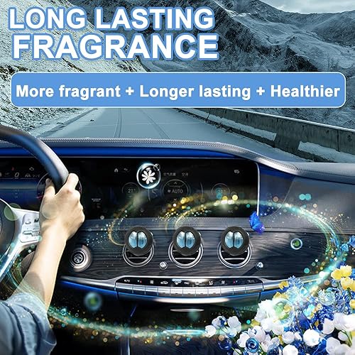 Miniatura 5 de Ambientadores para automóvil, 6 unidades, aroma de invierno, larga duración hasta 180 días, eliminador de olores de automóvil