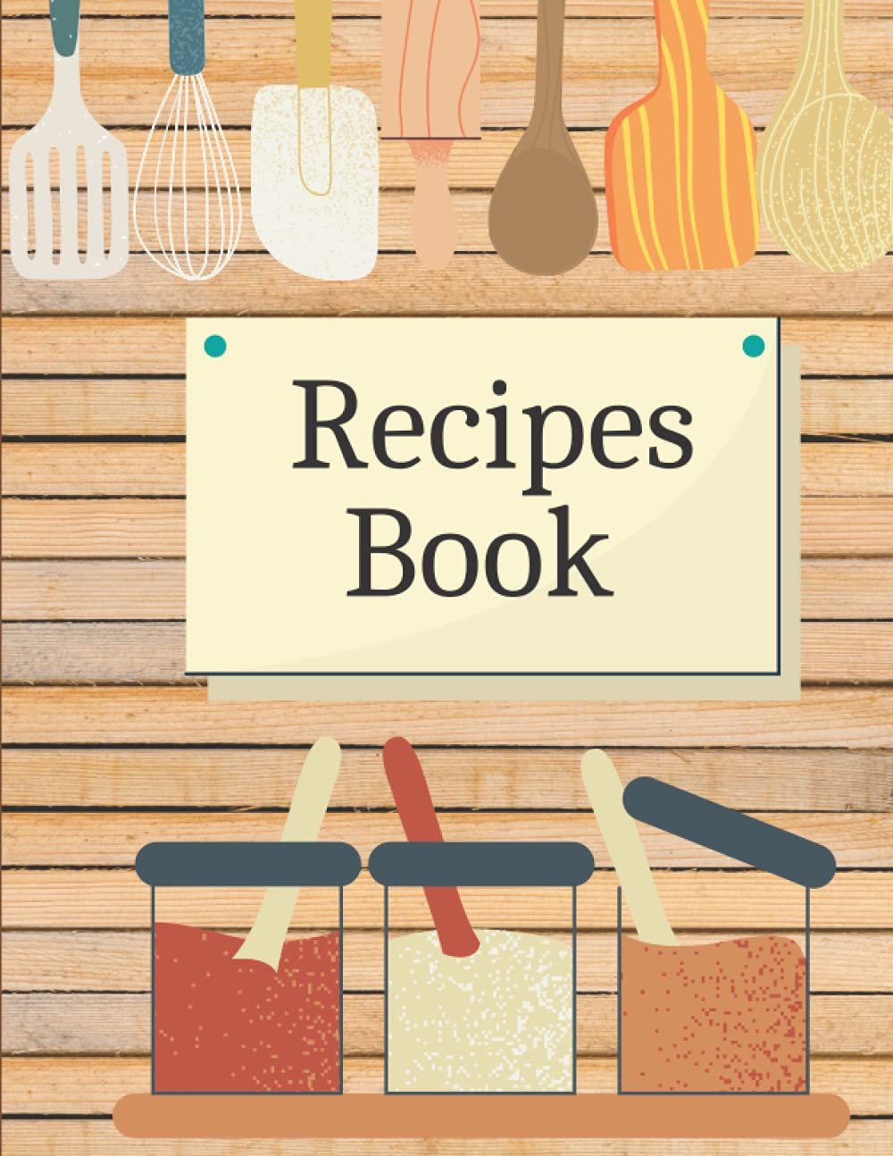 Recipe book 100 Pages Recipe Book To Write In Your Own Recipes.