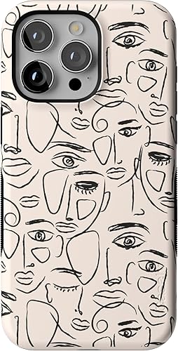 Vista 1164 de Casely Funda para iPhone 15 Pro Max Jardín Secreto Flores mixtas Funda atrevida Compatible con MagSafe y botón de acción Secret Garden