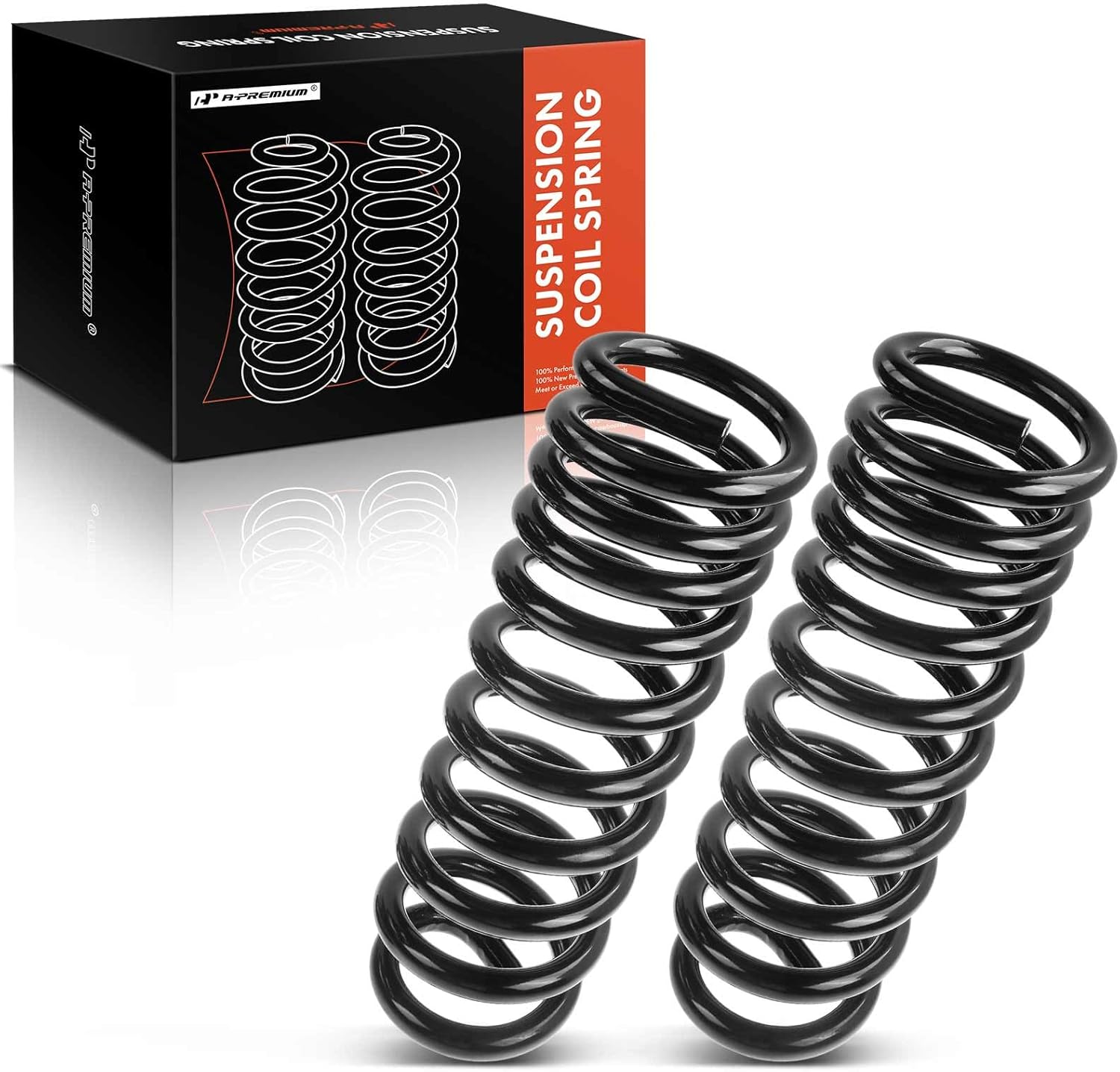 APremium 2Pcs Front Suspension Coil Spring Set Compatible with Ford F150 F250 F