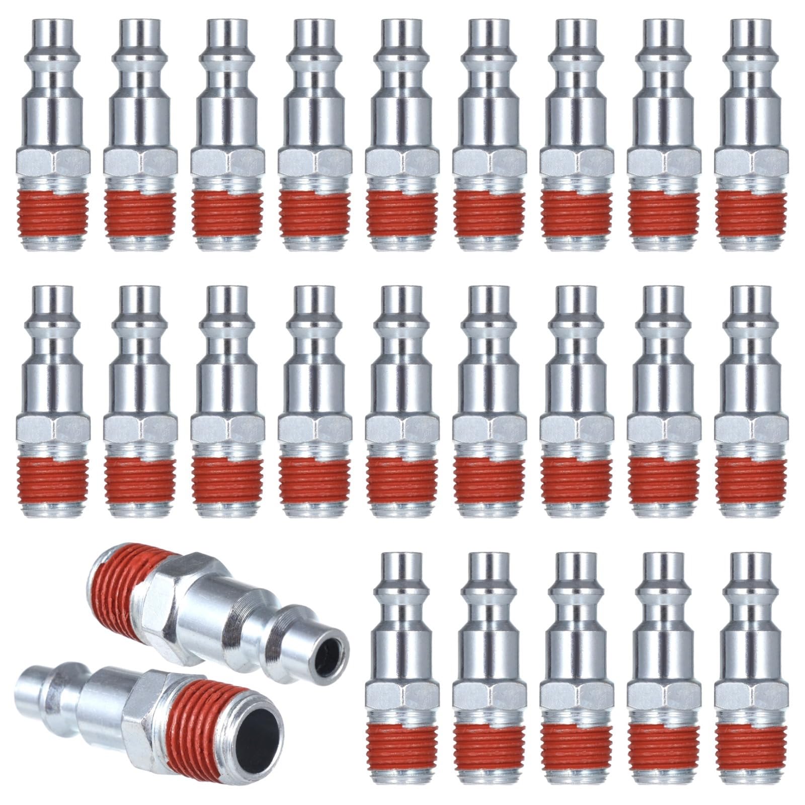 Bouchon d'air mâle NPT 1/4 pour raccord rapide lot de 25 pièces