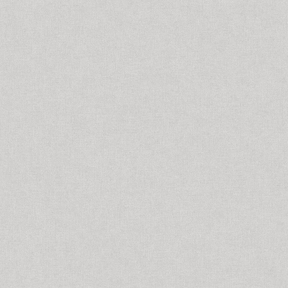 Grandeco Panama Linen Fabric Wallpaper - Grey - 10.05m Roll
