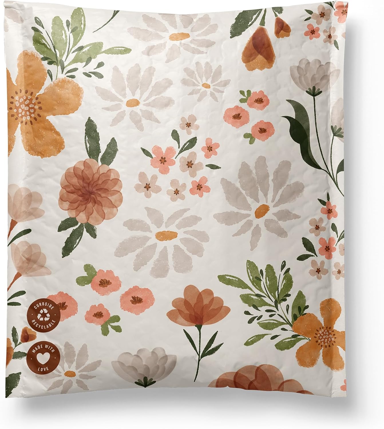 Paper Bubble Mailers 10x13-25 Pack Biodegradable Shipping Bags for Clothes - Impack Self-Seal Eco Friendly Thick Mailing Envelope for Accessories & Clothing - Gardenlumina