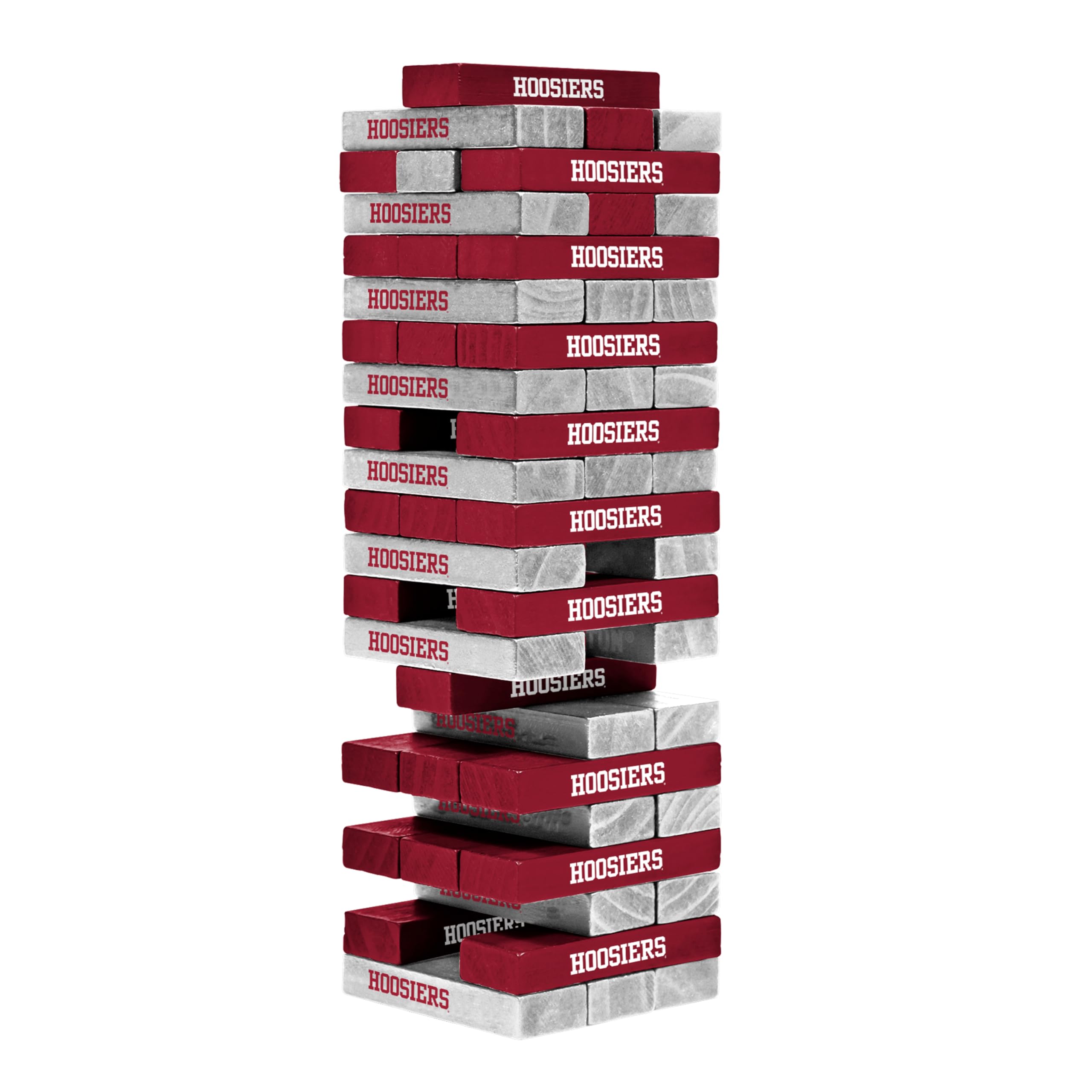 Wild Sports NCAA Pro Football Tabletop Stackers Block Game for College Football Fan, Dorm Game, Tailgate