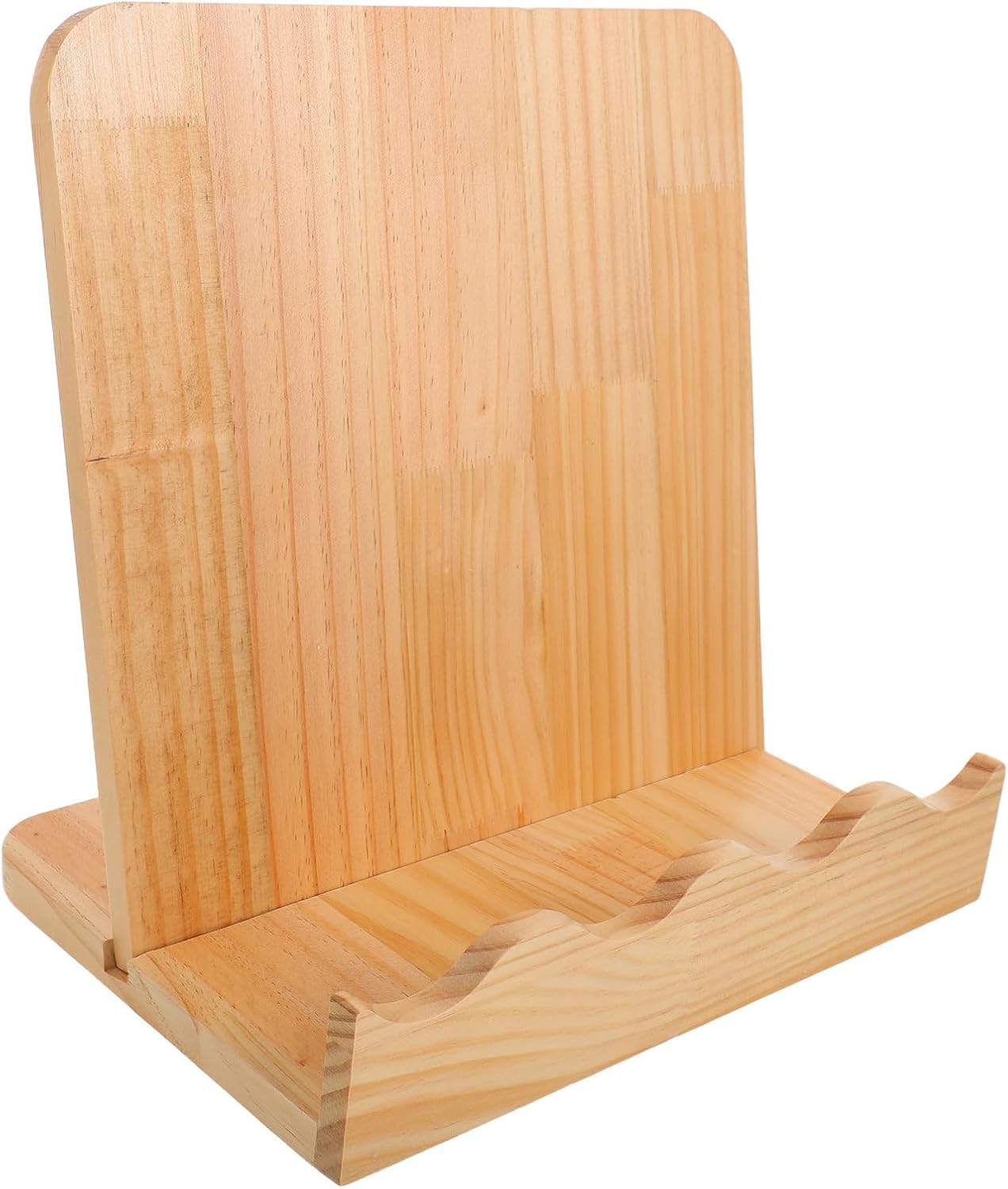 Wood Recipe Holder Stand for Cookbook and Menu Display