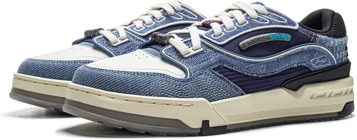 LI-NING 001 BTC Series Unisex Classic Shoes Comfortable Vintage Lightweight Walking Sneakers AGCV019 AGCV281