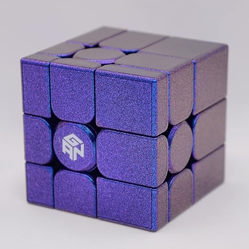 Miniatura 6 de Bukefuno GAN Mirror M UV 3x3 Speed Cube Gans 3x3 2022 Cubo de espejo magnético GAN espejo UV Puzzle cubos de color morado (versión UV)