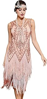 Women's 1920s Flapper Dress Vintage Swing Fringed Gatsby Roaring 20s Dress - Buy now