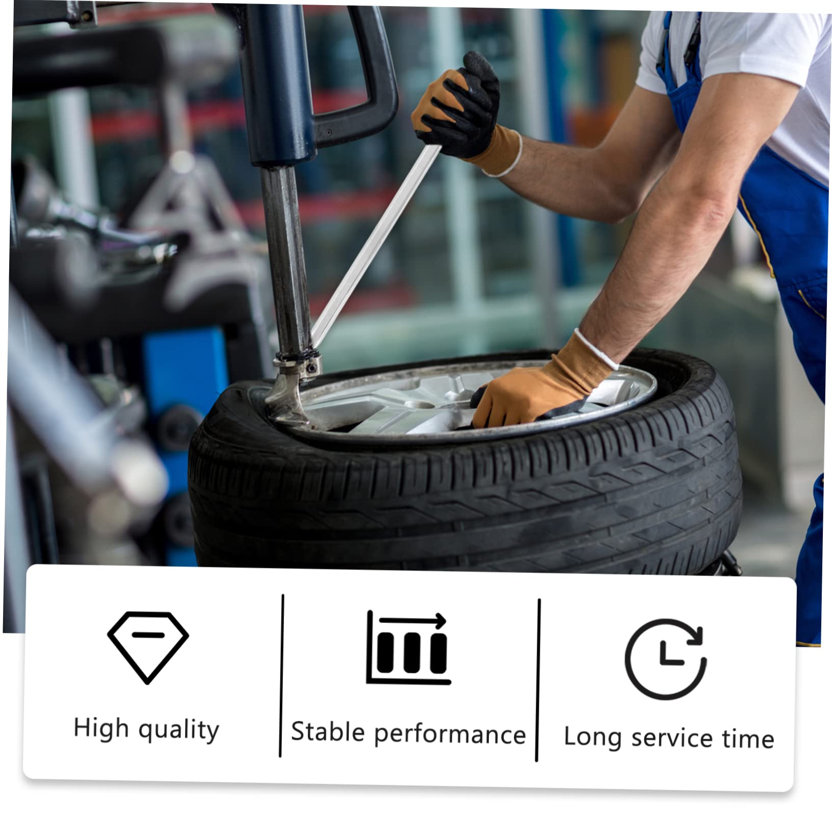TOPBATHY 4 Stück Praktischer Reifenheber Ergonomischer Montierhebel mit Biegekopf Effizientes Werkzeug zum Reifenwechsel für Auto und Fahrrad Langlebig und Tragbar
