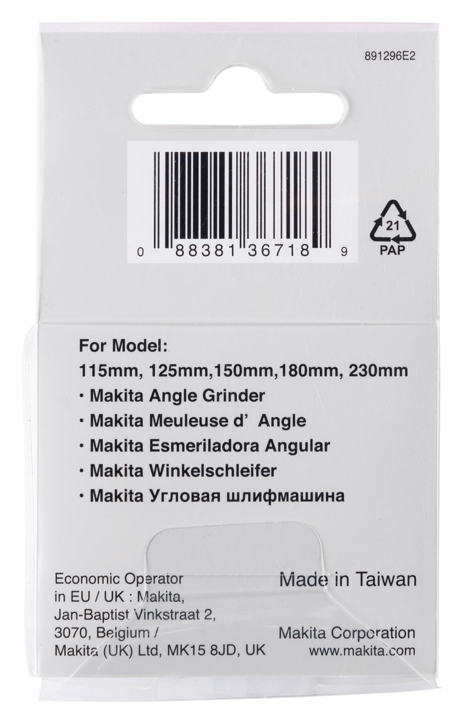 Makita 195354-9 - Tuerca rápida Ezynut