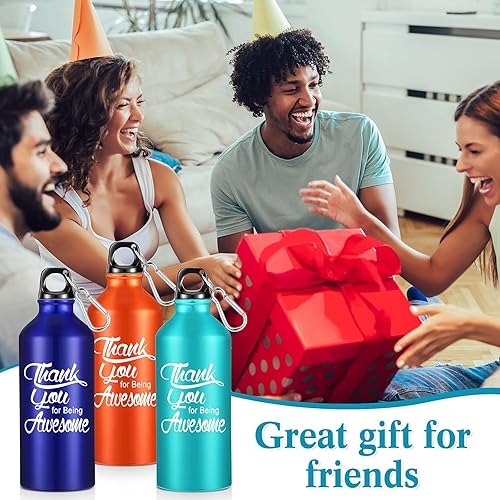 Miniatura 6 de Tanlade 20 piezas de regalos de agradecimiento de Navidad para empleados, compañeros de trabajo, profesores, botella de agua de aluminio de 20