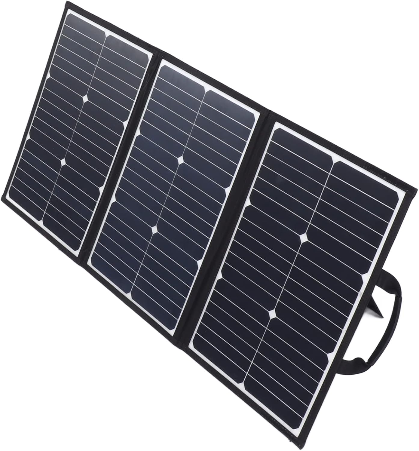 Omabeta 60w Solar Panel Charger Kit Portable Foldable Energy Saving for Camping Outdoor for Cell Phones Computers and PET Material
