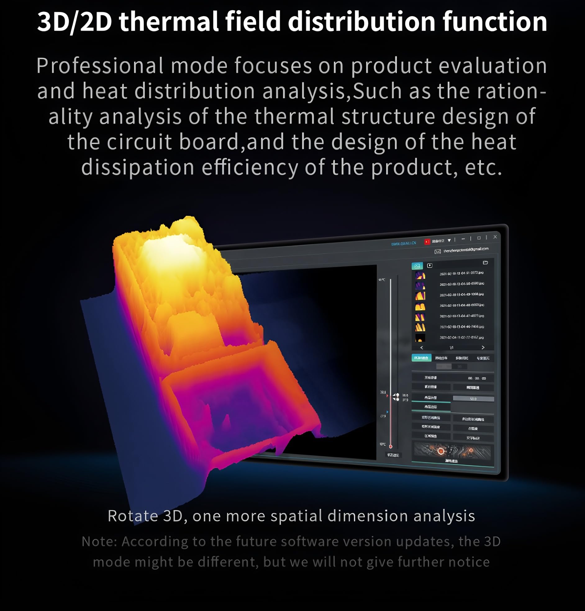 Qianli Super Cam Y Pro 3D Wärmebildanalysator – 256×192 VOx-Detektor, 0–120°C Vollrahmen-Temperaturmessung & PC-Software für PCB-Fehlerdiagnose