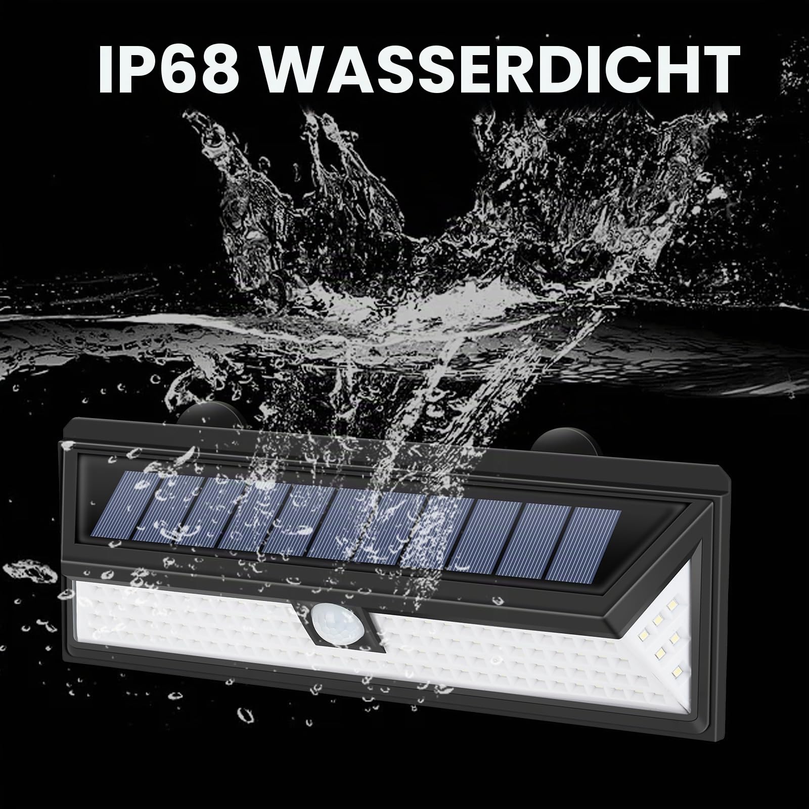 RV Magnetische Solarleuchten Außen mit Fernbedienung - 3 Beleuchtungsmodi Magnetisches Bewegungslicht Aussen Wasserdicht RV Solarleuchten für RV, Camper, Anhänger, Garage Außenbeleuchtung
