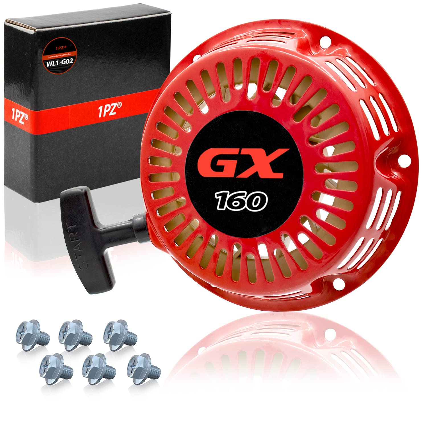 1PZ WL1-G02 Avviamento a Strappo Sostitutivo per Honda GX120 GX140 GX160 4hp 5.5hp 6.5hp Generatore Motore Parte del Tosaerba