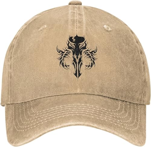 Gorra de béisbol de mezclilla lavada vintage con logotipo de mitosaurio transparente, diseño de calavera mandaloriana, ajustable, regalo para