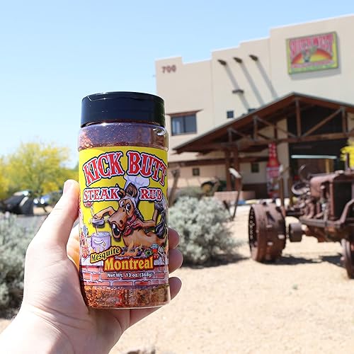 Vista 26 de Kick Butt Spice Rub Set de regalo de condimentos y sal de especias – condimento gourmet (7 onzas) – Uso en Ribs Chicken Streak (juego de regalo)