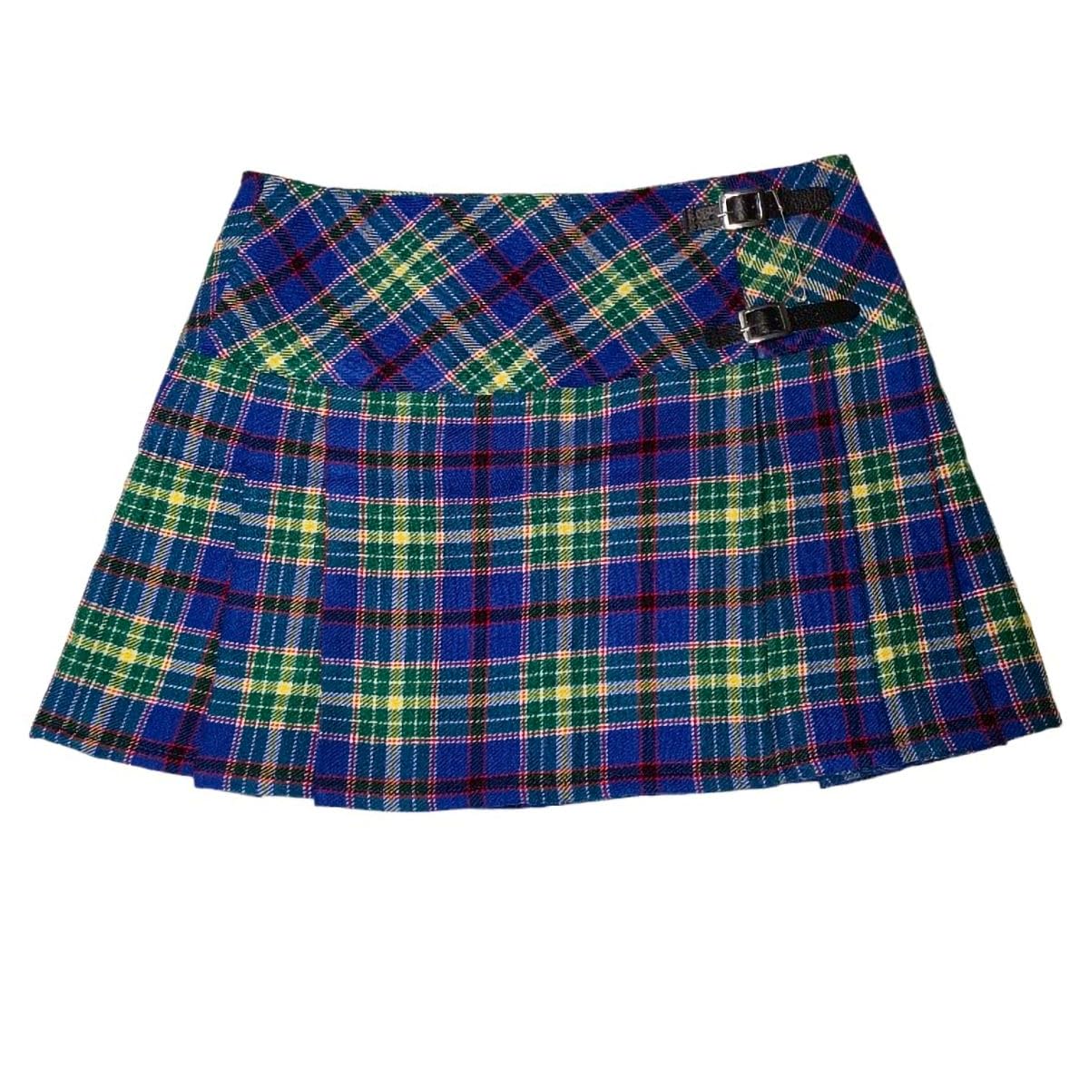 Tartanista Blue Bonnet Tartan Mini Kilt Skirt Size 12