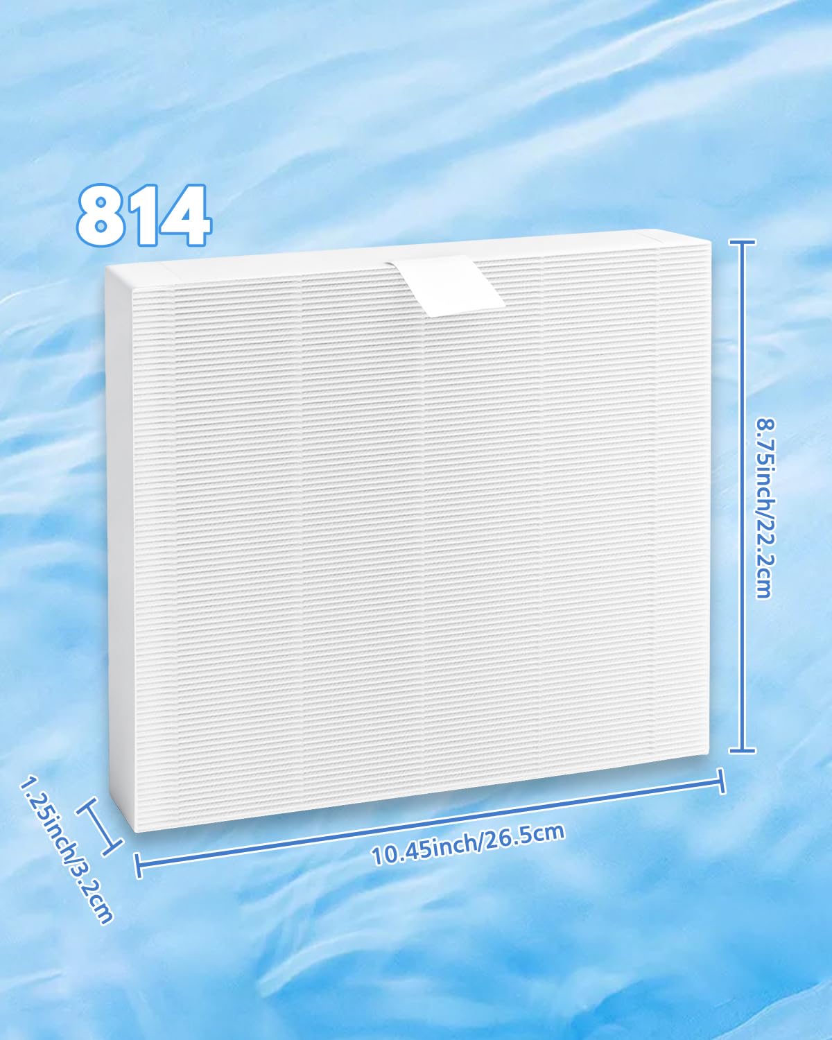 Filtro Piatto di Ricambio per Spa 10-00814 Filtro Confezione da 4 | Filtro piatto di ricambio SPA 10-00814 Filtro per bagni idromassaggio A5 A6 A7 A8 A9 M6 M7 M8 M9 S150 S180XD S200 4 Pack