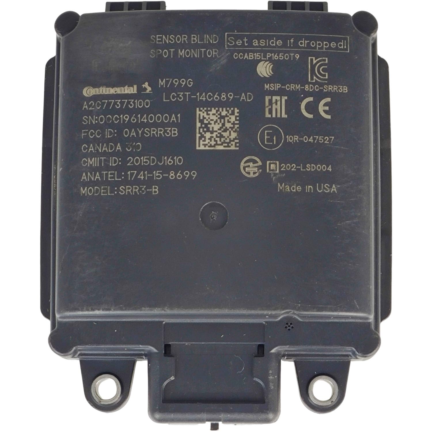 EZROAD Rear Blind Spot Radar Sensor Monitor LC3T-14C689-AD Compatible with Ford 2020-2024 Explorer, 2020-2022 F-250 F-350 Super Duty, 2020-2021 F-450 Super Duty Sport Utility Turbocharged Pickup Truck