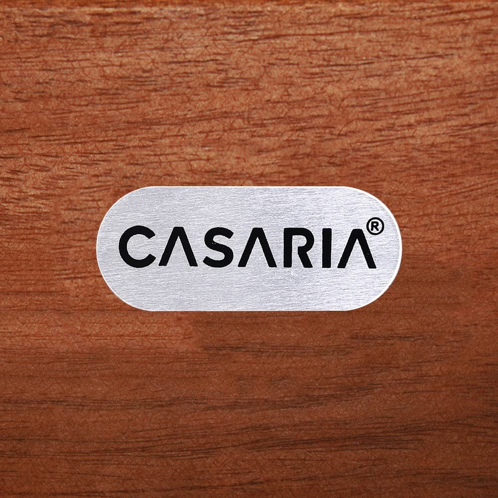 Casaria Banc de Jardin Maxima en Bois d'eucalyptus 152x55x90 cm Patio Siège terrasse Jardin Banc extérieur