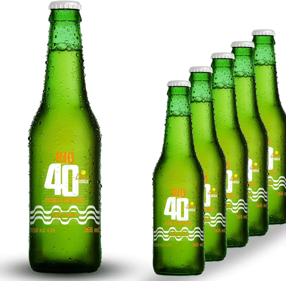 Cerveja Puro Malte Rio 40 Graus 355ml Kit 6 unidades