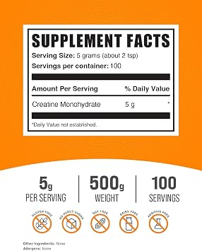BulkSupplements Whey Protein Isolate 1kg + Creatine 500g Bundle