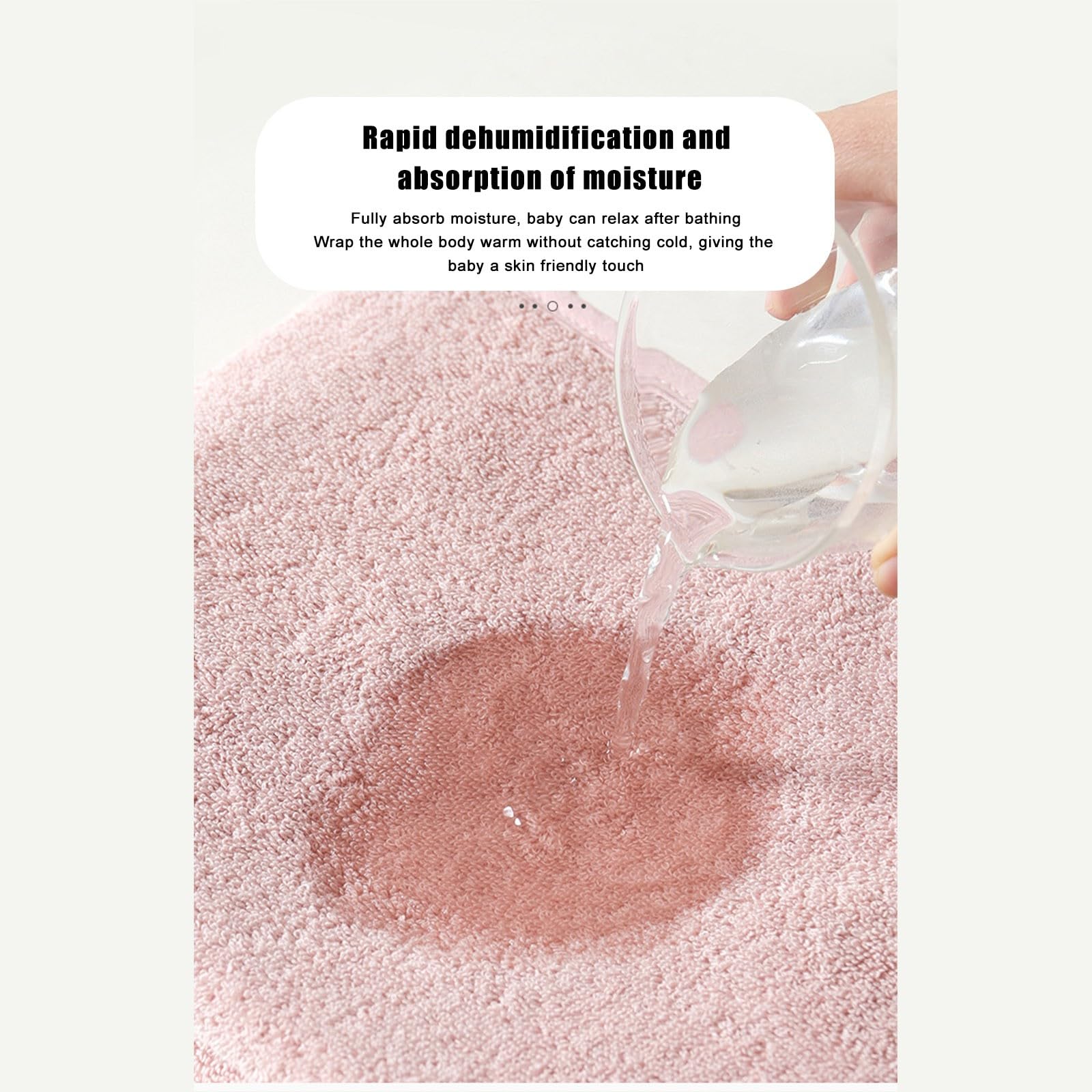Générique Cape de Bain Bebe Personnalisable - Brodé avec Nom, Cadeau Naissance Personnalisé, Cadeau Personnalisé Bebe, Sortie de Bain Bebe Douce et Sûr, pour Bain Bebe et Bébé Dort (Marron)