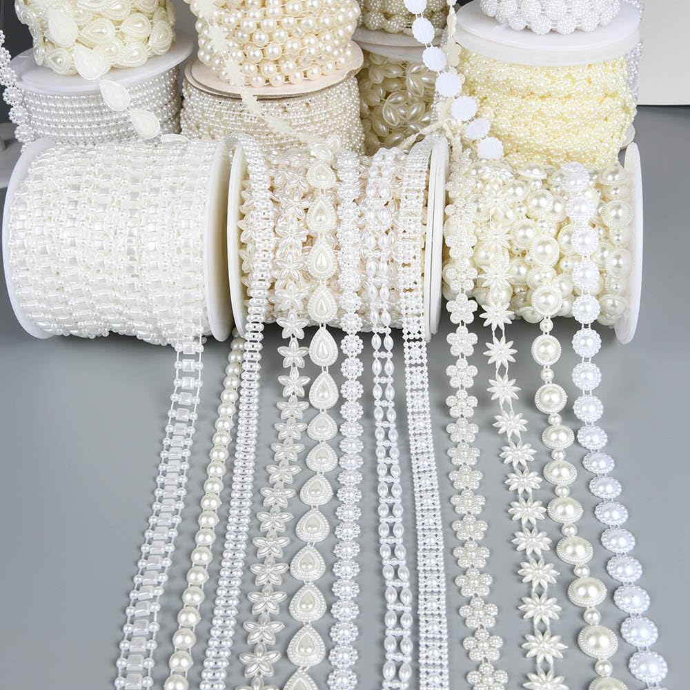 Mariage Couronne Princesse Perle Strass Chaîne Front Pour Cosplay De Fête BANDEAU - SERRE-TETE