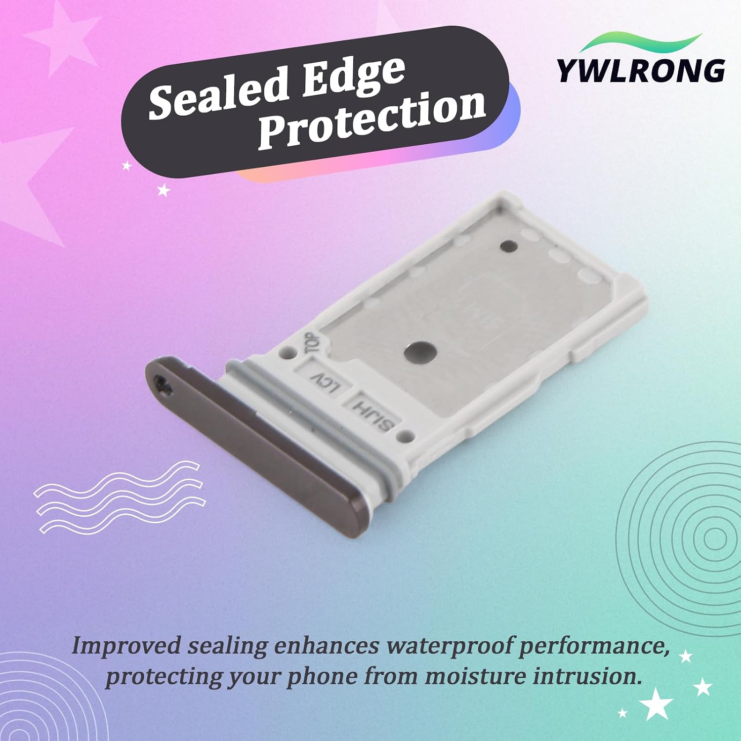 2PCS SIM Card Tray for Samsung Galaxy S22 Ultra 5G SIM Card Slot Holder Replacement for Samsung S22 Ultra 5G SM-S908U S908U1 with Open Eject Pin