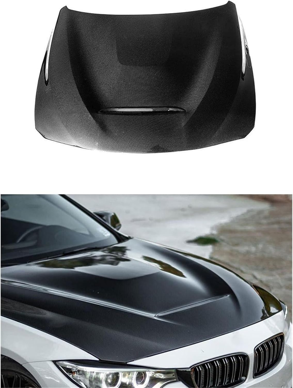 Carbon Fiber Upgrade Modification Front Engine Hood Bonnet Covers Compatible for BMW F30 340i 3 Series F32 F33 F36 4 Series G80