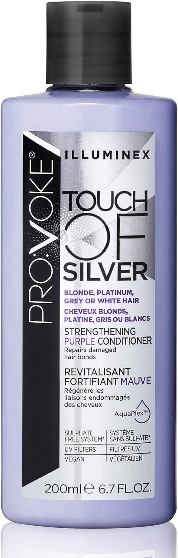 PROVOKE Illuminex Purple Conditioner for Blonde Hair Repair Treatment – Sulfate Free Conditioner