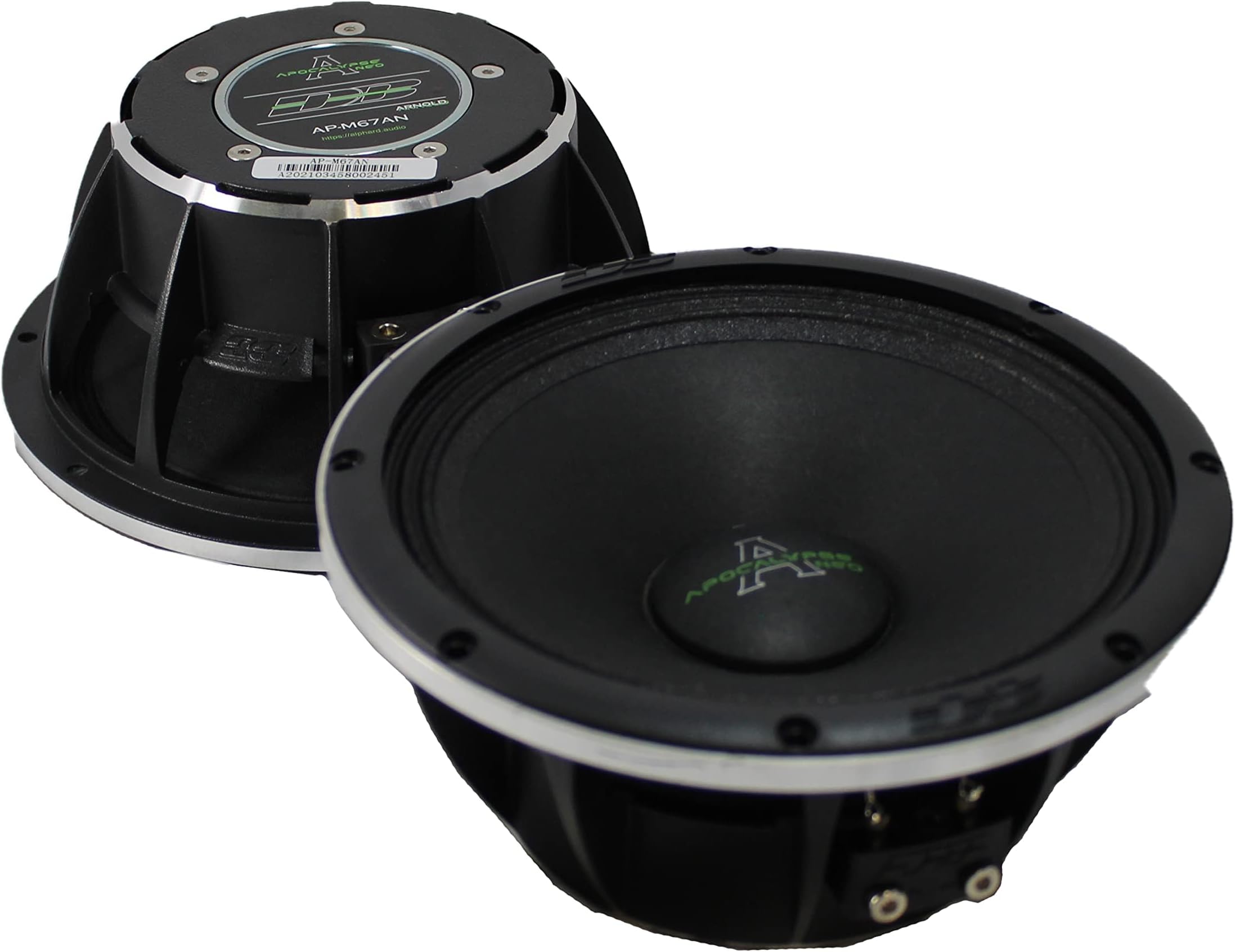 Deaf Bonce Pair of 6.5" Midrange Speakers 600W 4ohm Apocalypse Series AP-M67AN