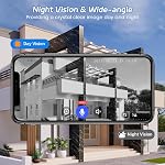 Guggre 1080P Video Doorbell Camera, Intelligent Human Detection, Cloud Storage, Includes Bell, Live View, 2-Way Audio, IR Night Vision, Wide Angle Lens, Off/Open Surveillance