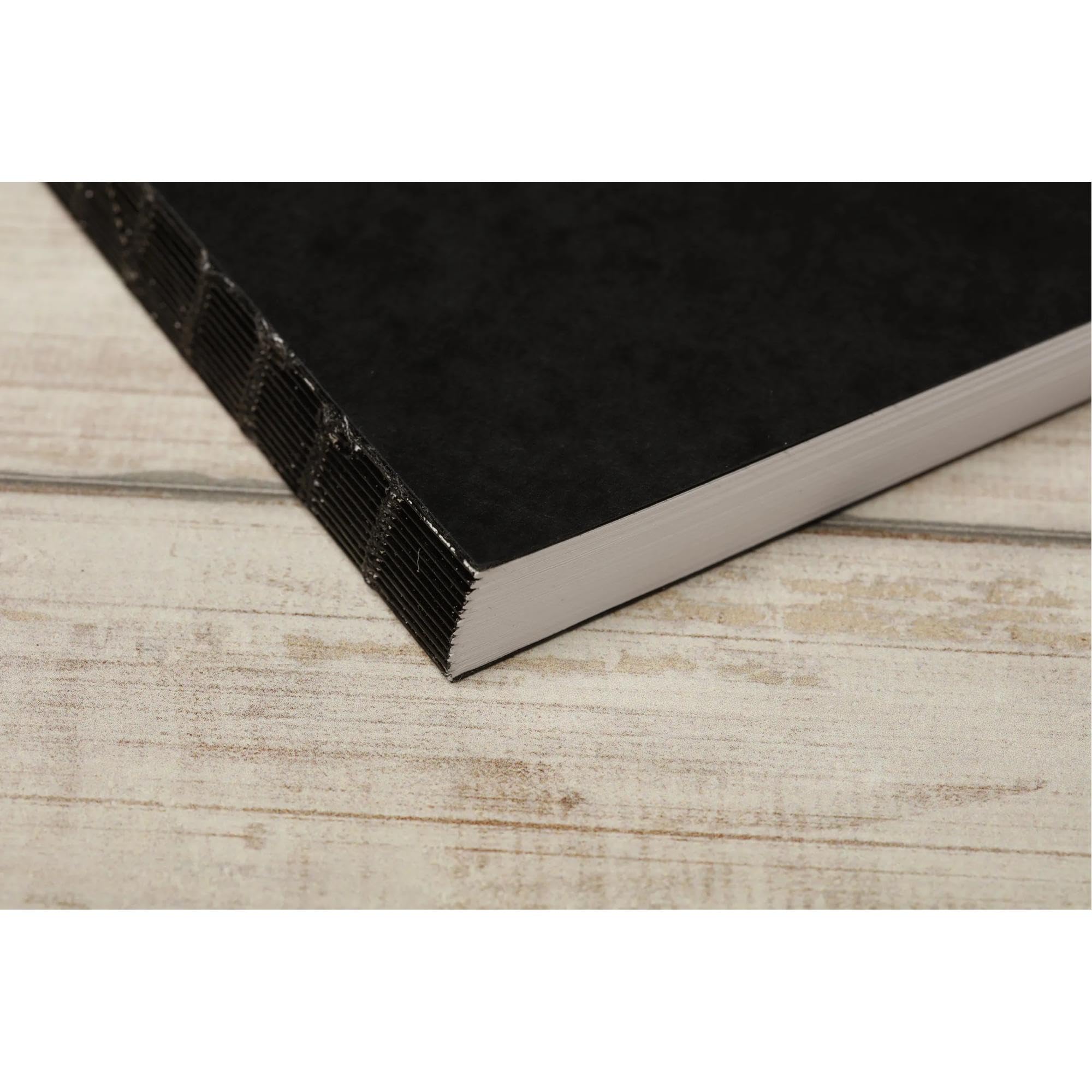 Clairefontaine 975801C - Carnet Cousu Graf'Book 360° - 100 Feuilles Papier Dessin Blanc à la Surface Lisse - A5 14,8x21 cm 100g - Orientation Portrait - Paquet de 5 Blocs